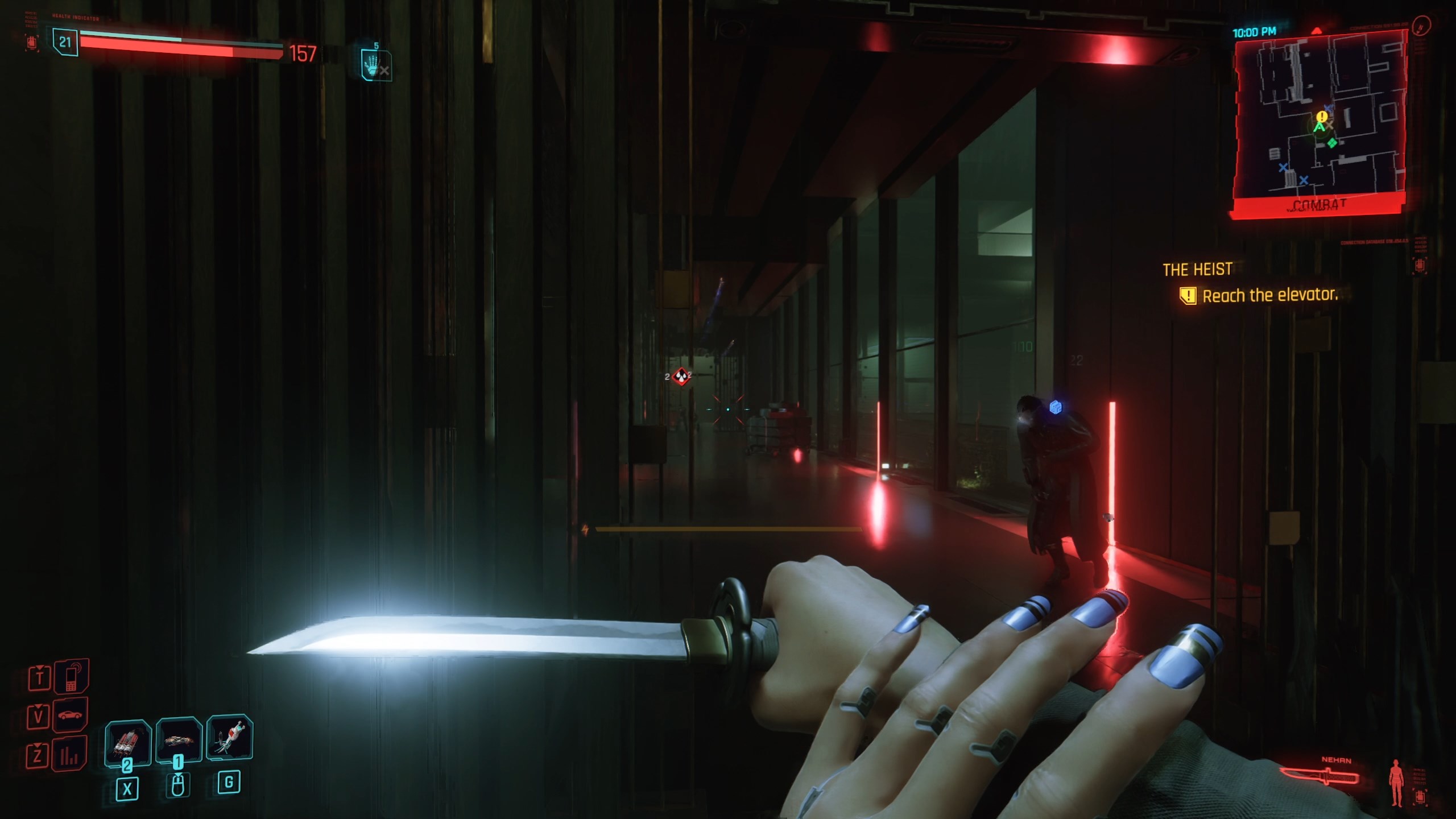 The entirety of the escape focuses on these colors.